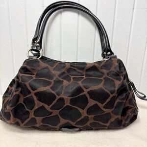 Nine & Co.‎ by Nine West Shoulder bag animal print with zipper